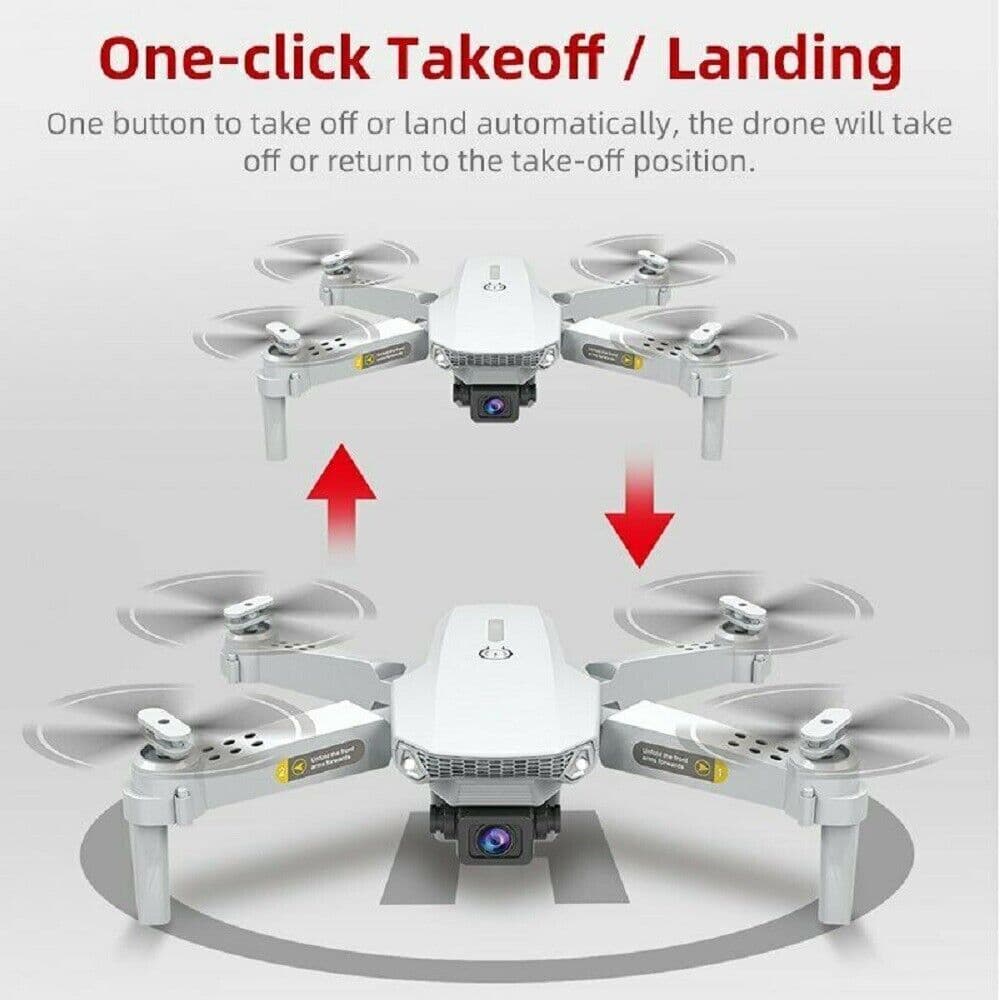 3 بطاريات برو بدون طيار 4K كاميرا سيلفي واي فاي Fpv قابلة للطي Rc كوادكوبتر