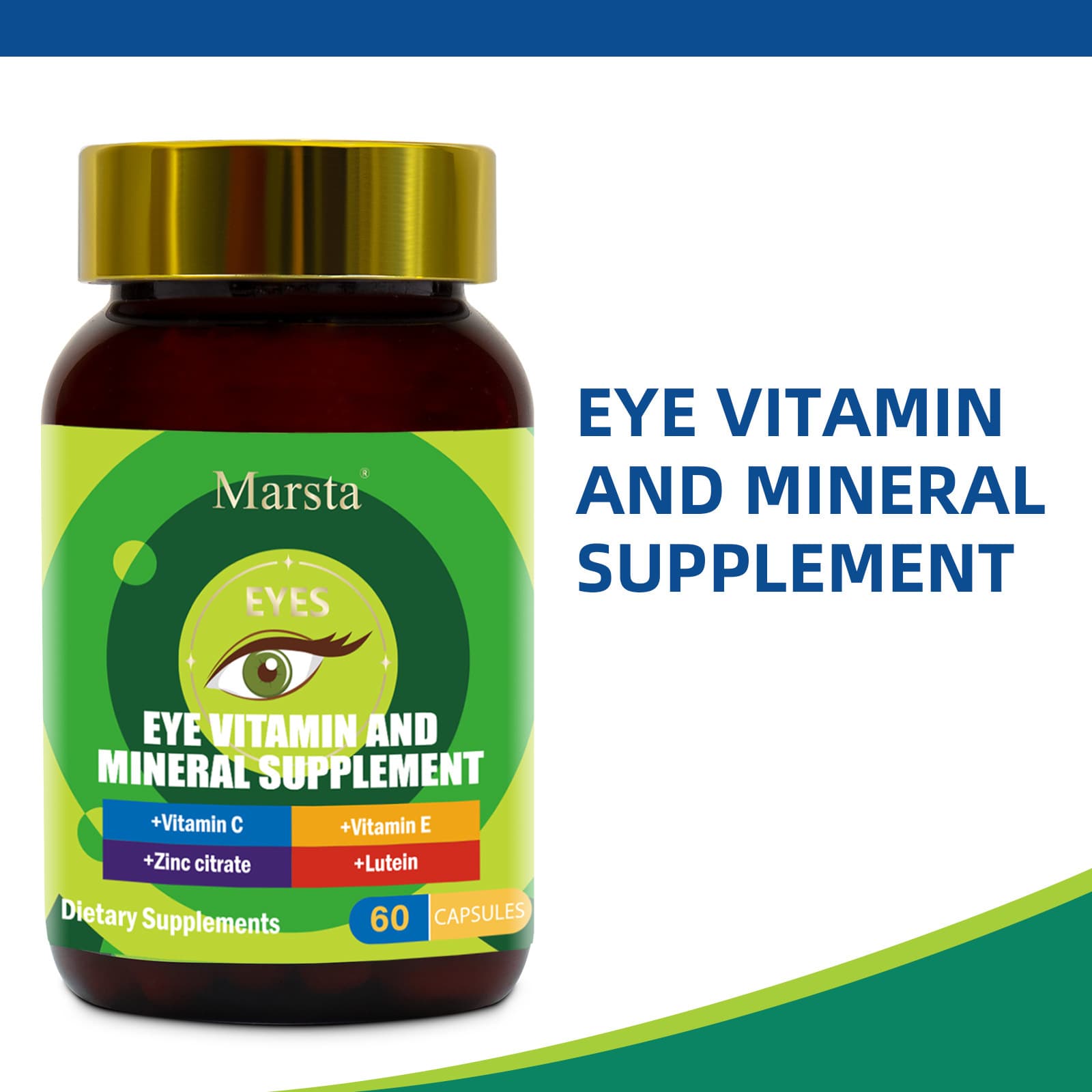 Suppléments de vitamines et de minéraux pour les yeux