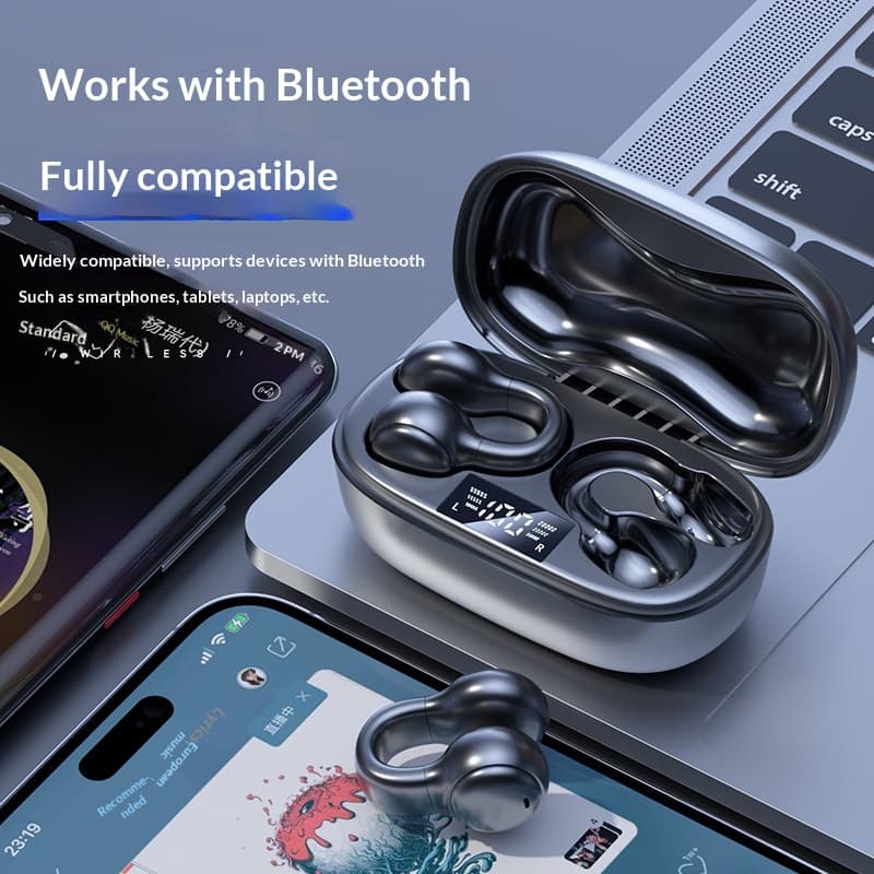 Long Range Hanging Earphone Wireless Bluetooth Headphones