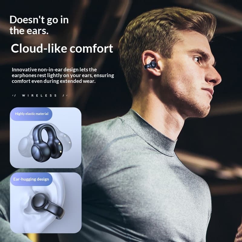 Long Range Hanging Earphone Wireless Bluetooth Headphones
