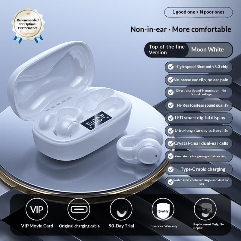 Long Range Hanging Earphone Wireless Bluetooth Headphones