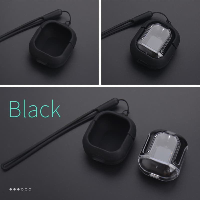 New Mini Transparent Wireless Bluetooth Headset Digital Display ENC Noise Reduction True