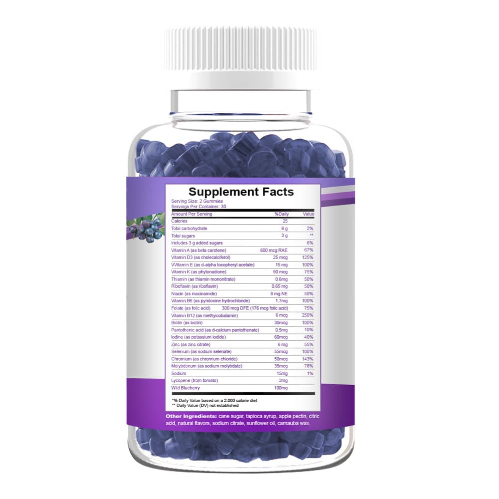 Bonbons mous aux vitamines