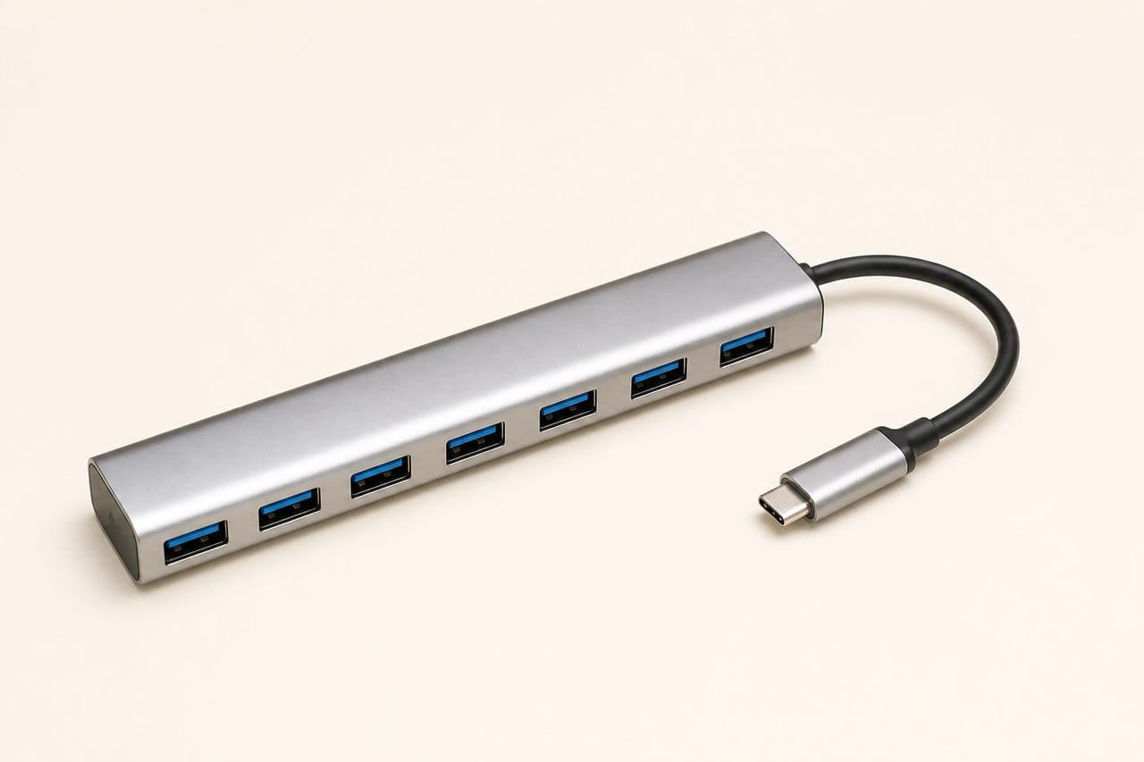 7 portos USB hub