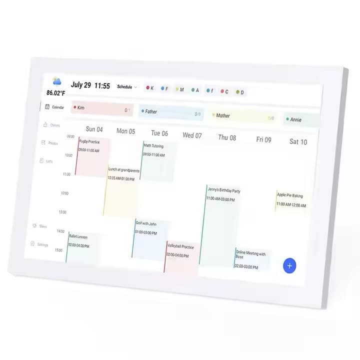 Chart-based Schedule Management Device With WiFi Digital Clock