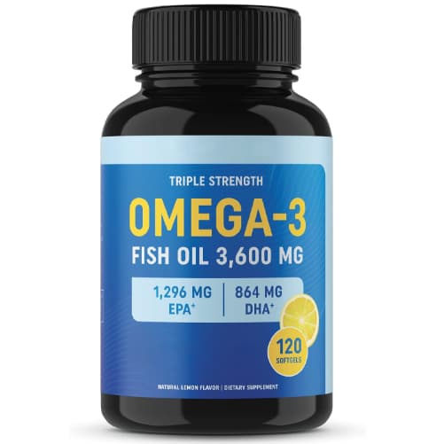Aceite De Pescado Cápsula Blanda Sabor Limón
