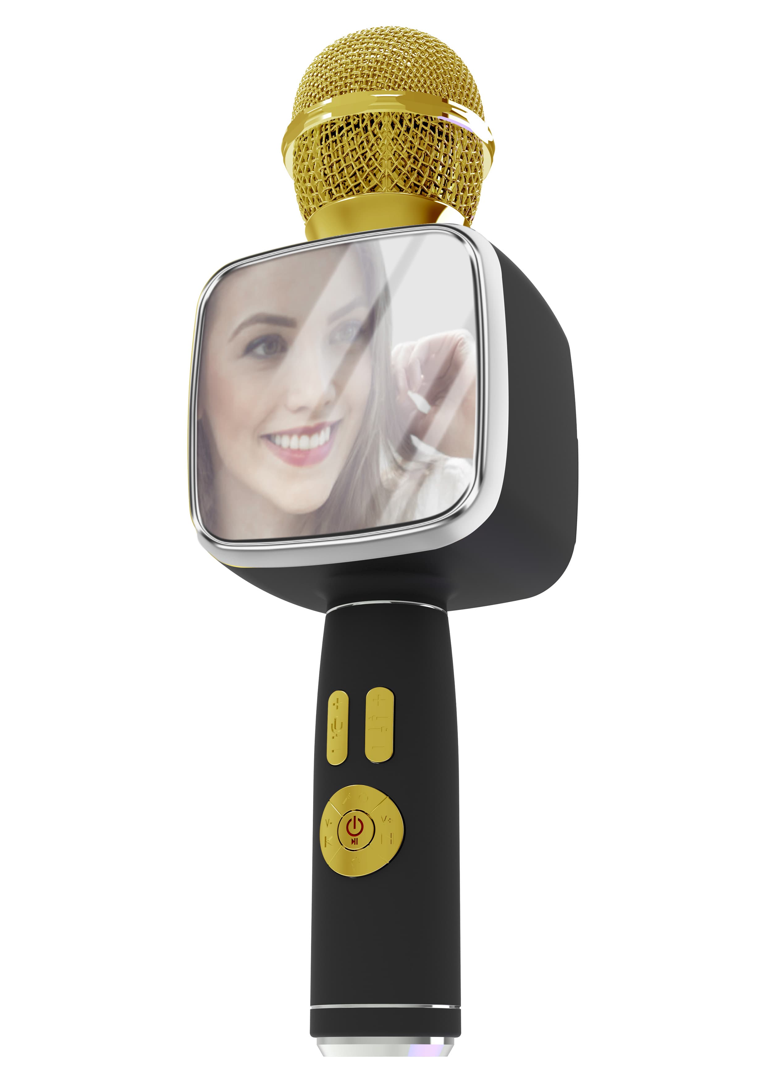 Wireless Bluetooth Microphone Home Karaoke Speaker Condenser Mic All-in-One