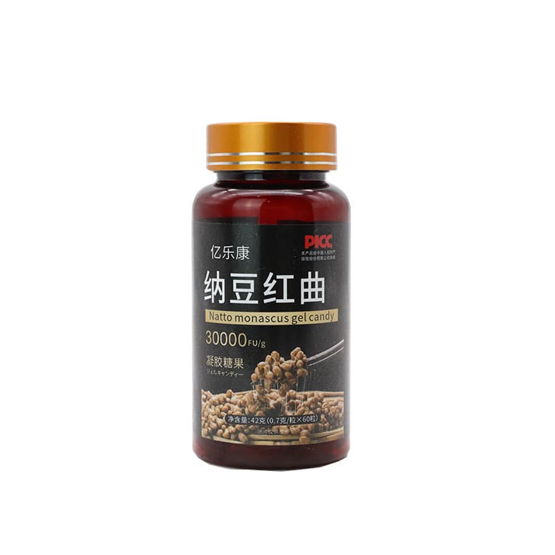 Natto Rote Hefe für vaskuläre Regenwurmprotein-Weichkapseln mittleren Alters und älterer Menschen