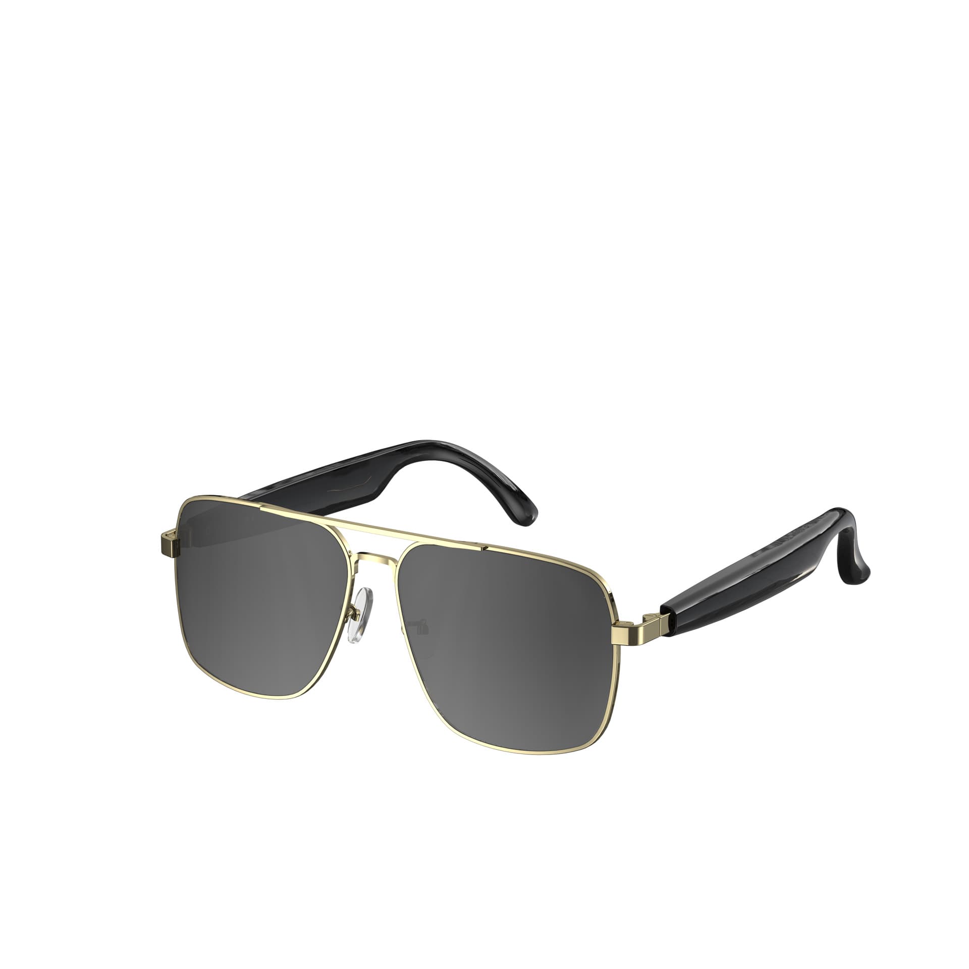 Smart AI Bluetooth Sunglasses Open Ear Audio, Polarized Sun Protection Glasses For Motorcycle Driving Cycling Hands Free Phone Call Music Playback