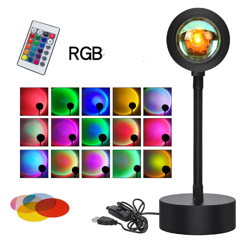 Sunset Projection Lamp Sunset Projector Night Light Wall Decoration Lighting