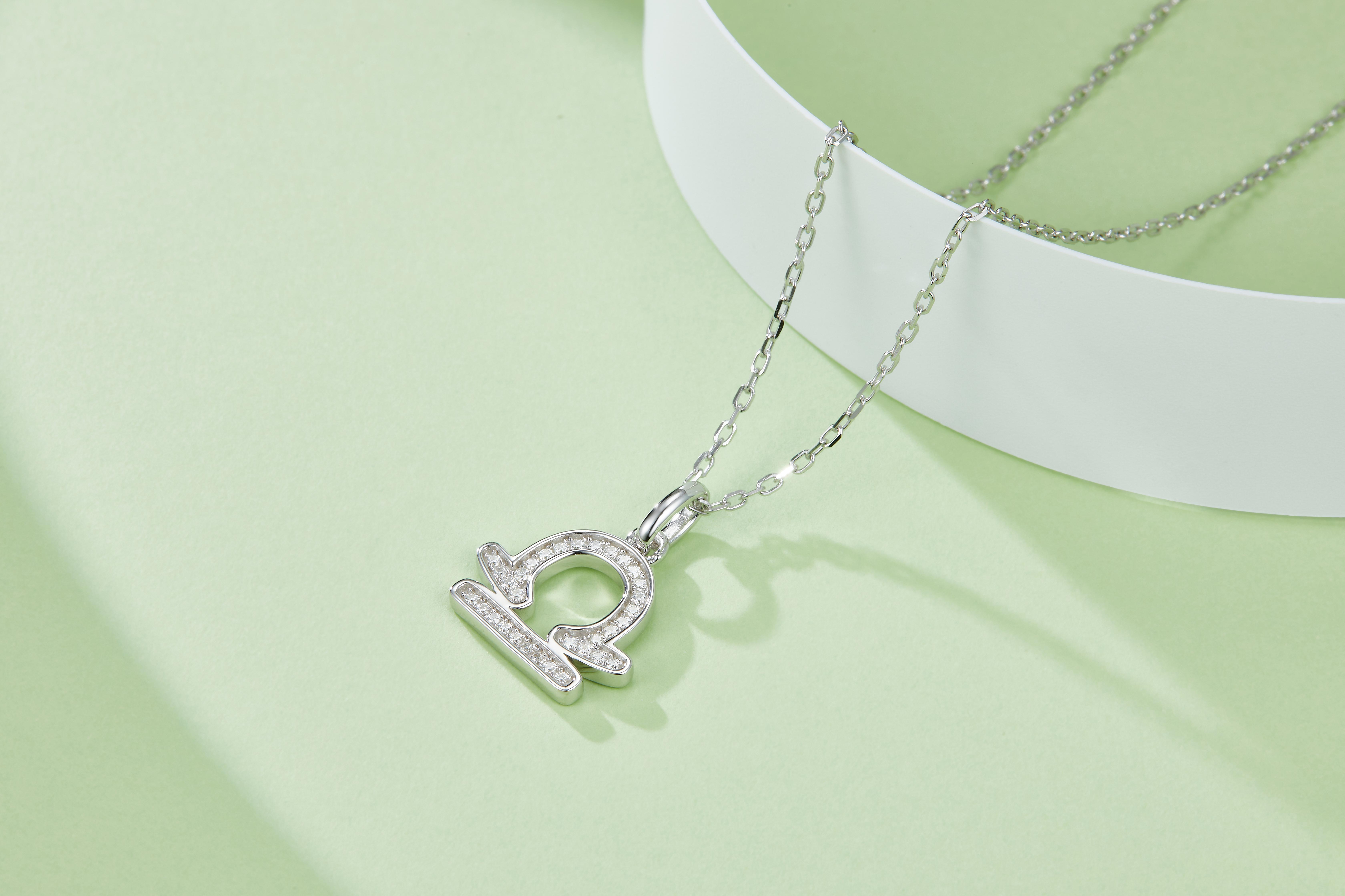 12 Zodiac Signs - Libra, Set With Top-quality Moissanite, Luxurious And Fashionable Light