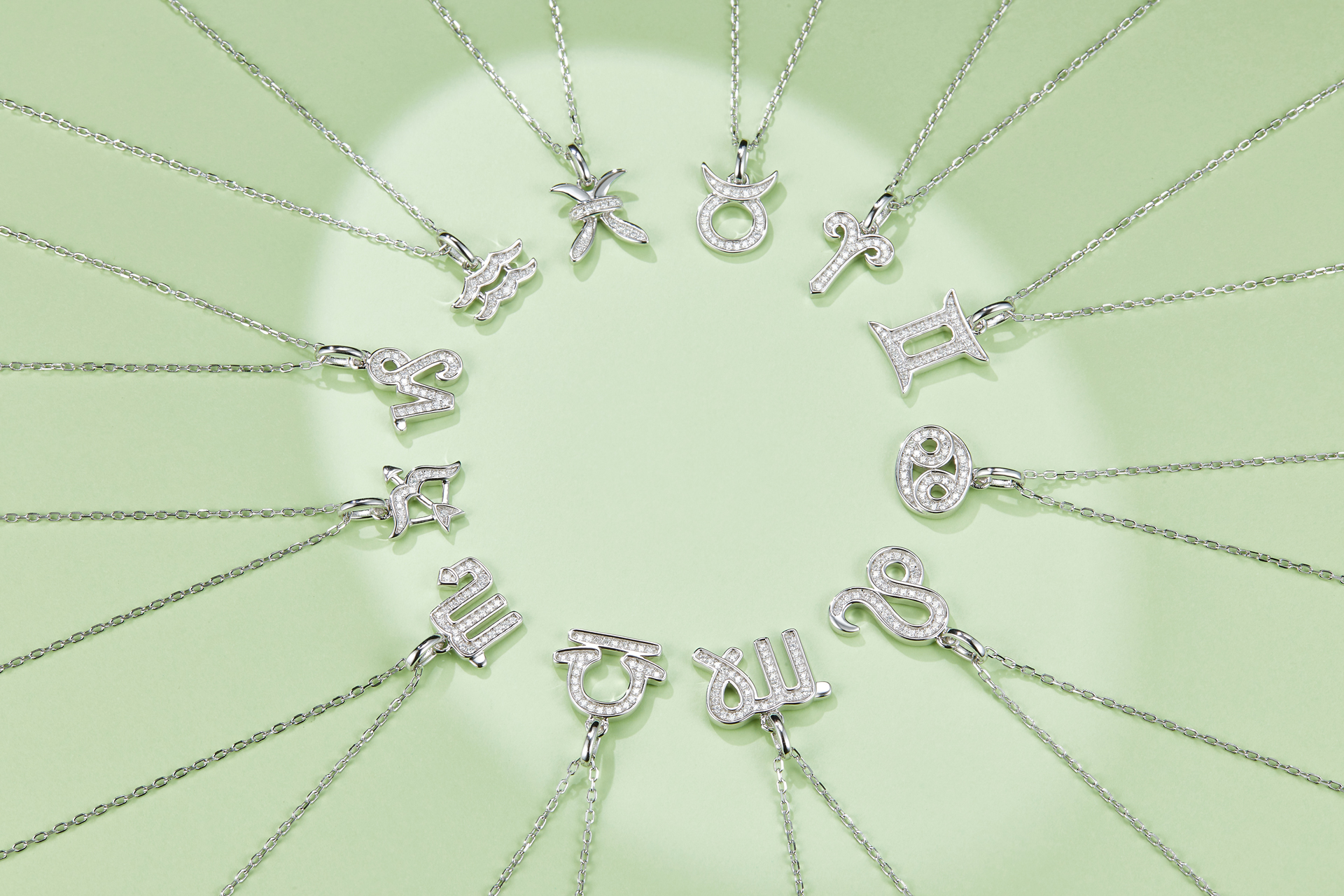 12 Zodiac Signs - Taurus, Set With Top-quality Moissanite, Luxurious And Fashionable Light