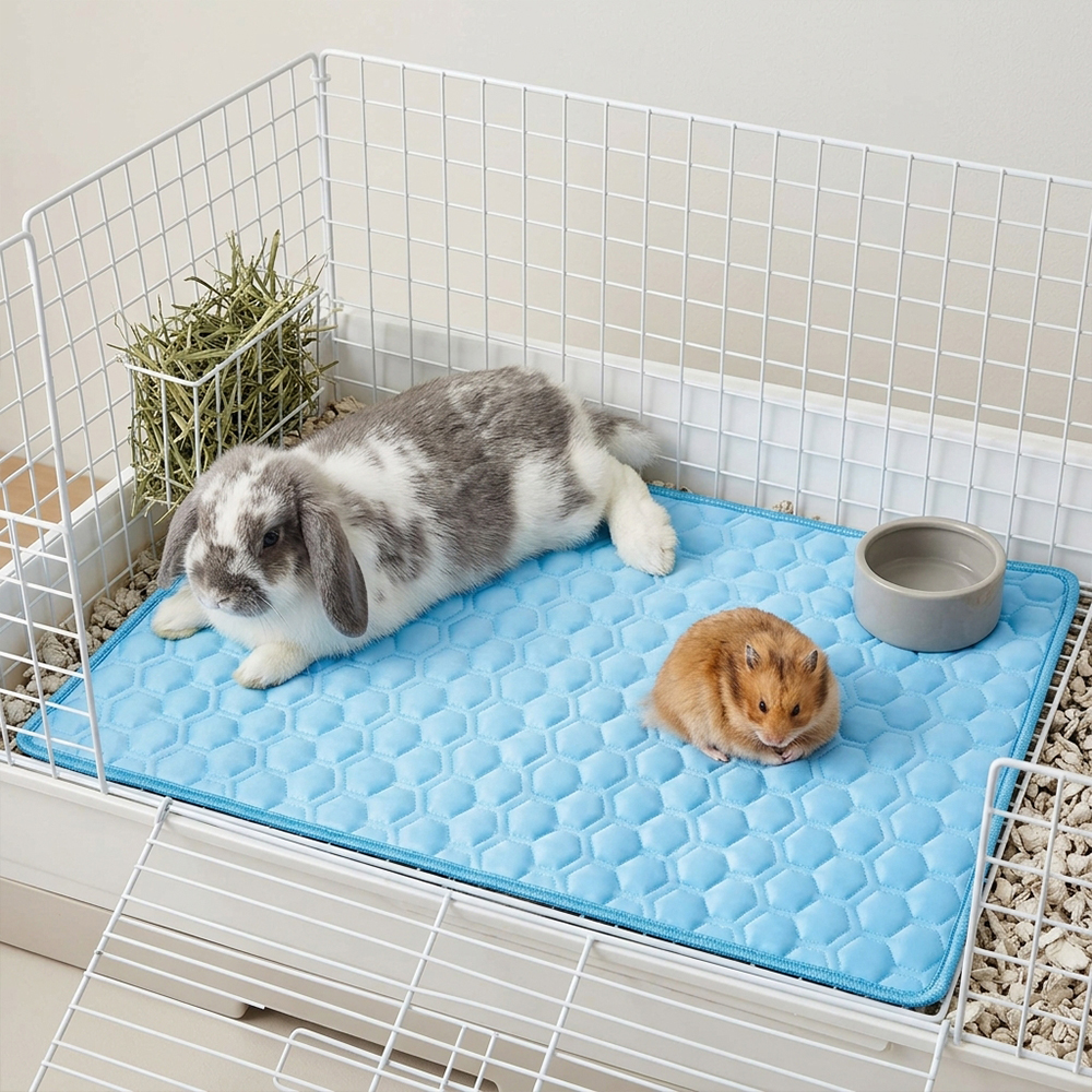 1PC Pet Cooling Mat Ice Silk Pad Summer Cool Bedding Scratch Resistant Washable Cushion