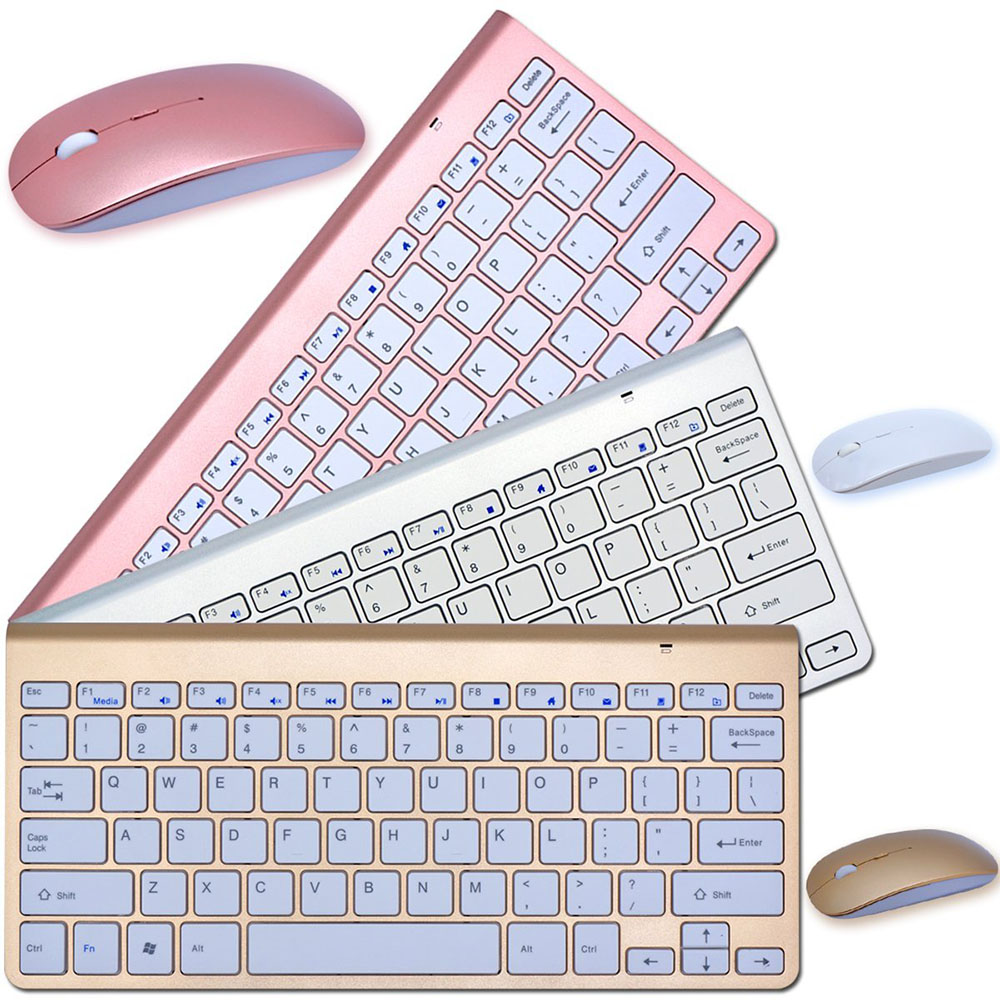 2.4G Wireless Keyboard And Mouse Protable Mini Keyboard Mouse Combo Set For Notebook