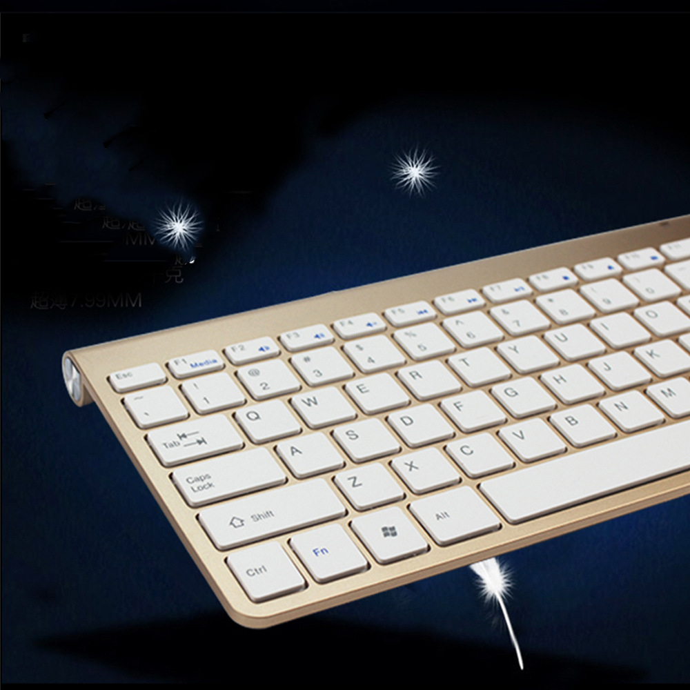 2.4G Wireless Keyboard And Mouse Protable Mini Keyboard Mouse Combo Set For Notebook