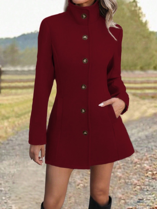 2026 Amazon European And American Women's Clothing Autumn Winter New Fashion Casual Stand