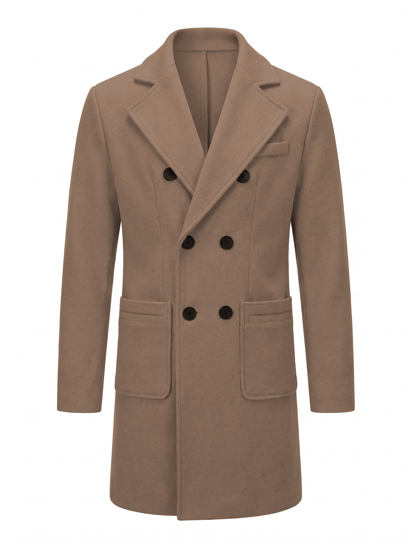 2026 Autumn And Winter Foreign Trade European And American Men's Woolen Coats Casual