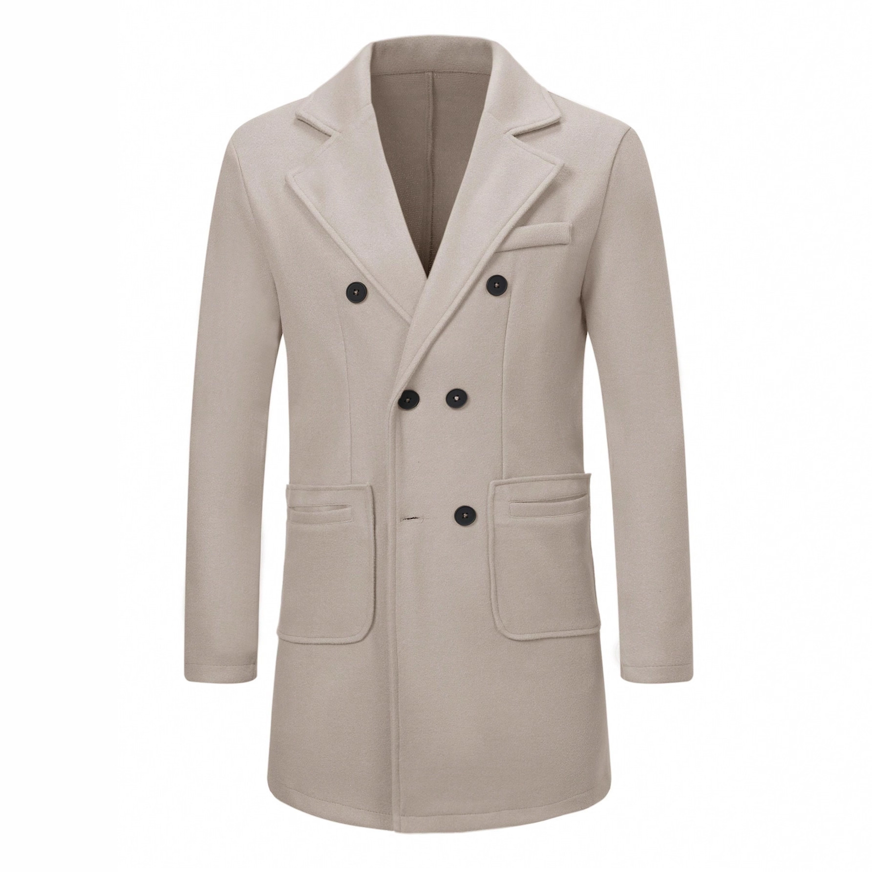 2026 Autumn And Winter Foreign Trade European And American Men's Woolen Coats Casual