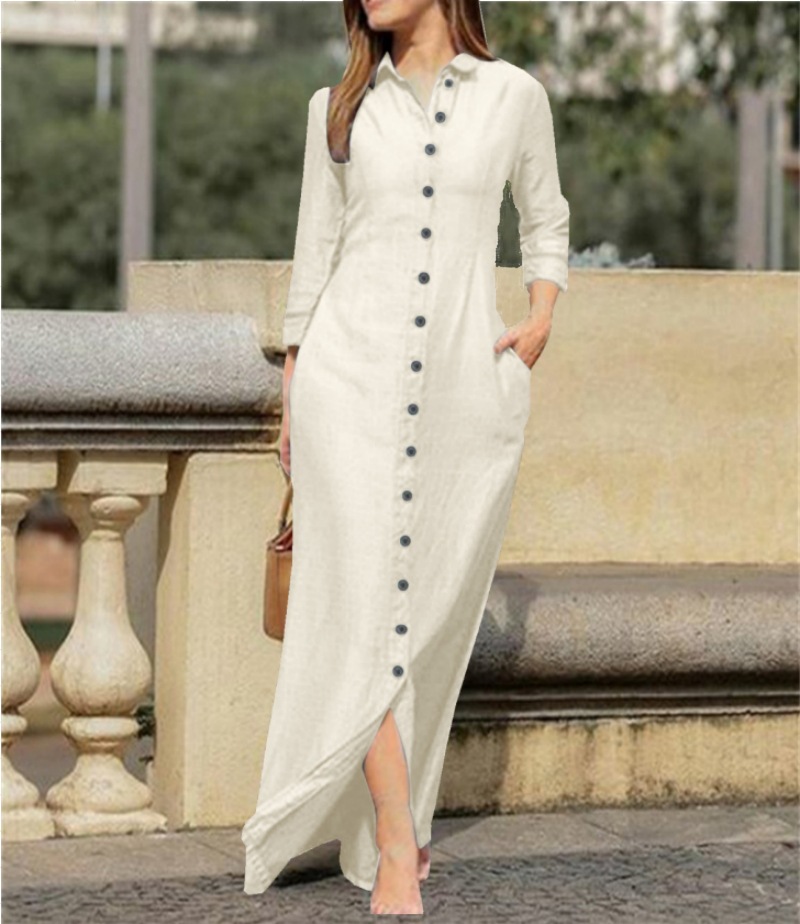 2026 European & American Women's Elegant And Fashionable Unisex Long Sleeve Turn-Down