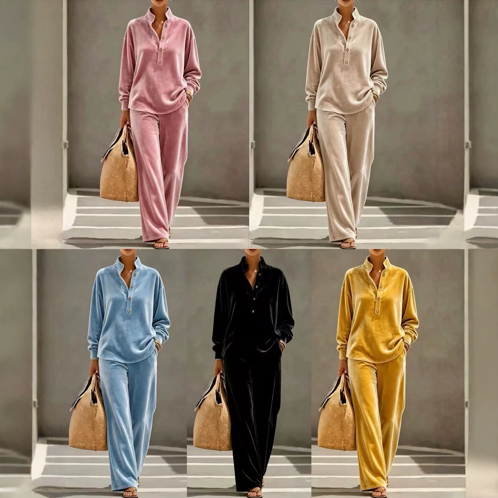 2026 European And American Foreign Trade Amazon Independent Station Long-sleeved Buttoned