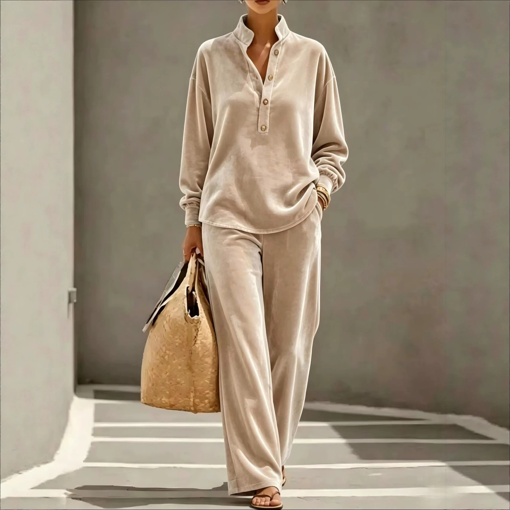 2026 European And American Foreign Trade Amazon Independent Station Long-sleeved Buttoned