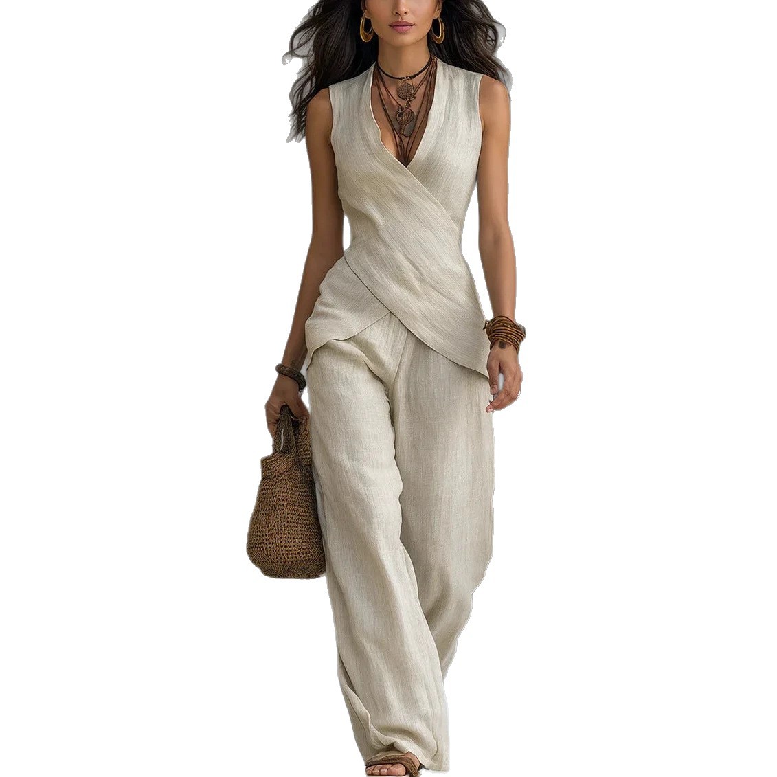 2026 European And American New Amazon Independent Site Cross-Design Top Casual Shirt