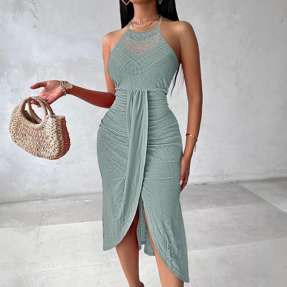 2026 European And American Women's New Spring Summer Sexy Street Trendsetters Hanging Neck