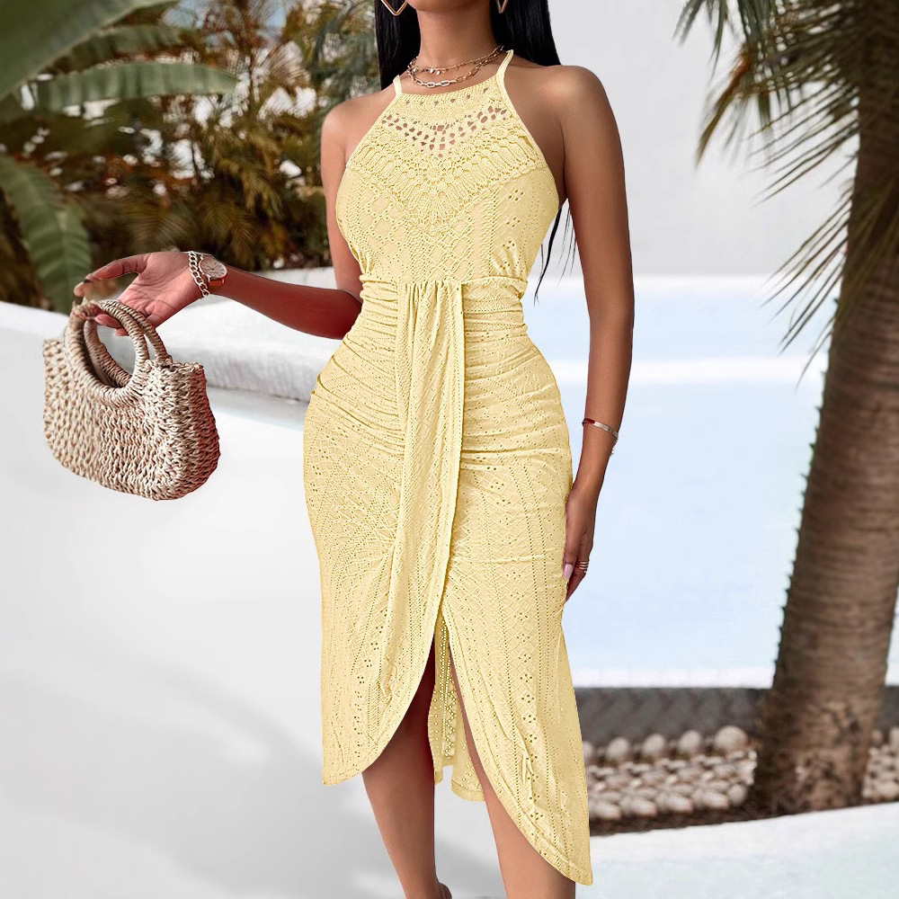 2026 European And American Women's New Spring Summer Sexy Street Trendsetters Hanging Neck