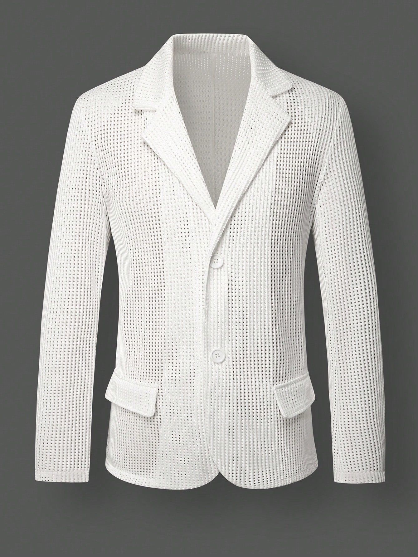 2026 Foreign Trade European And American Men's Mesh Suit Jacket Casual Banquet Party Top