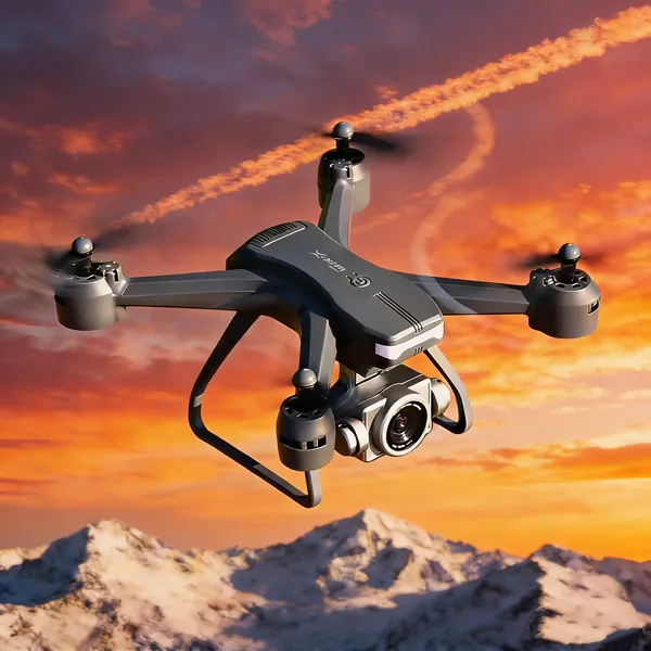 2026 Professionelle Drohne 6K HD Dual Kamera Wifi FPV Tragbare RC Quadcopter 2 BATTERIE, Drohnen