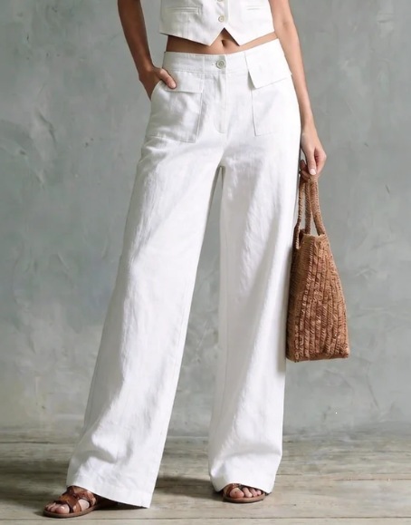 2026 Spring And Summer Loose Women's Casual Wide Leg Pants New Summer Solid Color High