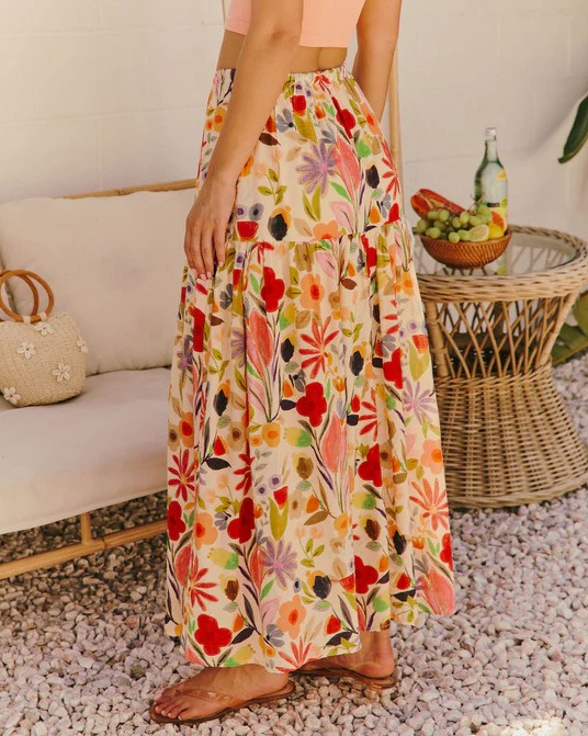 2026 Summer New Arrival, Floral Print Loose Sweet Long Dress