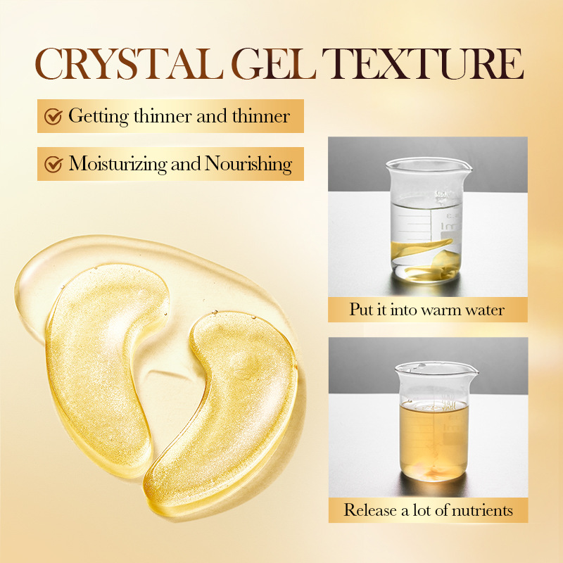 24K Gold Collagen Firming Eye Mask 75g Hydrating And Moisturizing