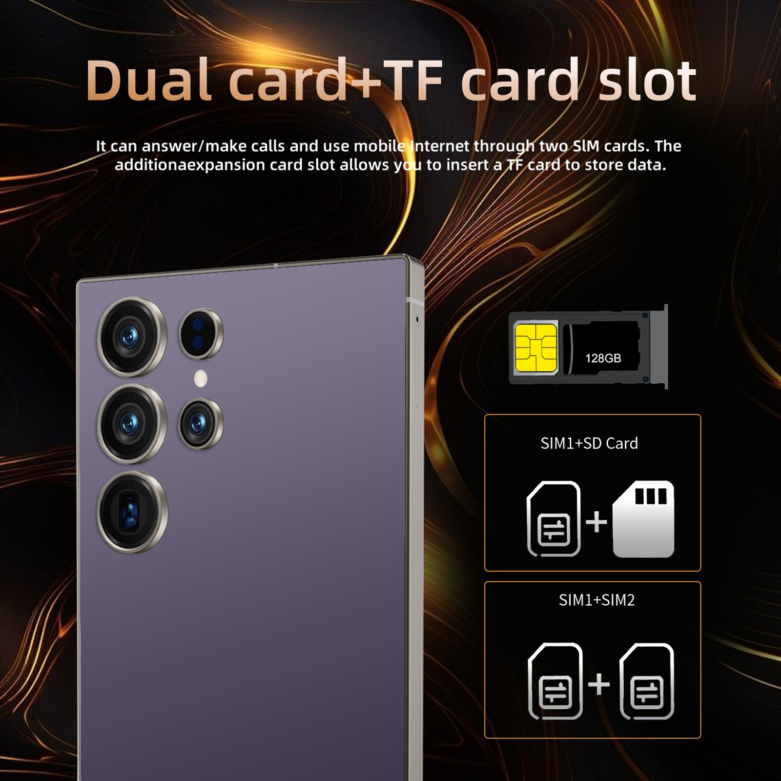 25 Ultra Cell Phone 8GB-256GB Unlocked Phone,5GSmartphone With Tool Pen, Android 14.0 Cell