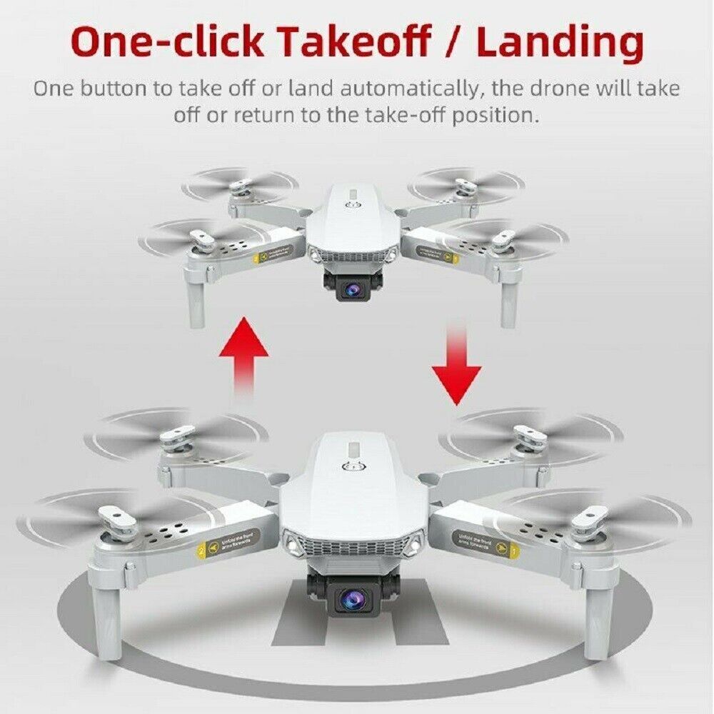 Quadcopter Rc pieghevole 3 batterie Pro Drone 4K Selfie Camera Wifi Fpv