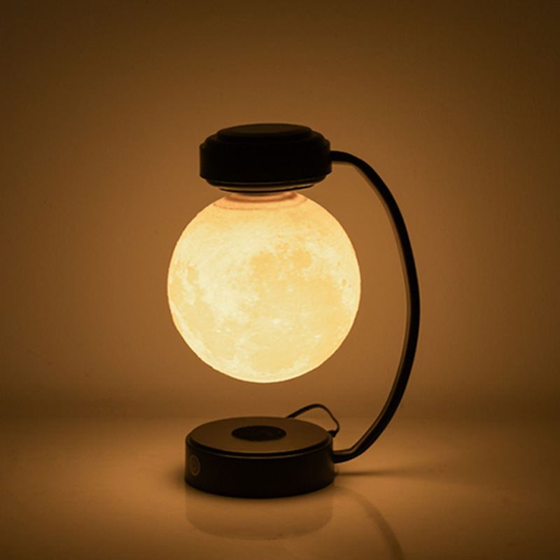 3D LED Moon noćno svetlo bežično magnetno levitirajuće rotirajuće plutajuće kuglično lampe za