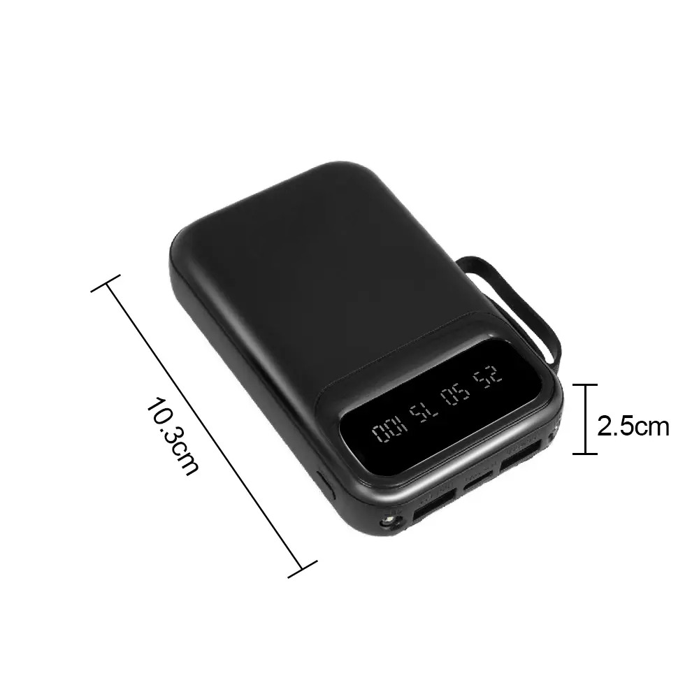 بنك طاقة بقوة 3000 مللي أمبير في الساعة، شاحن USB سريع، بطارية خارجية للهواتف المحمولة DE