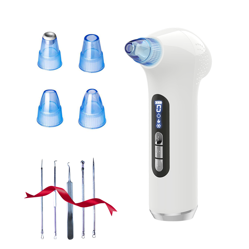 5 Speed Vacuum, 4 Replacement Heads, Hot Cold Light Care LED Screen