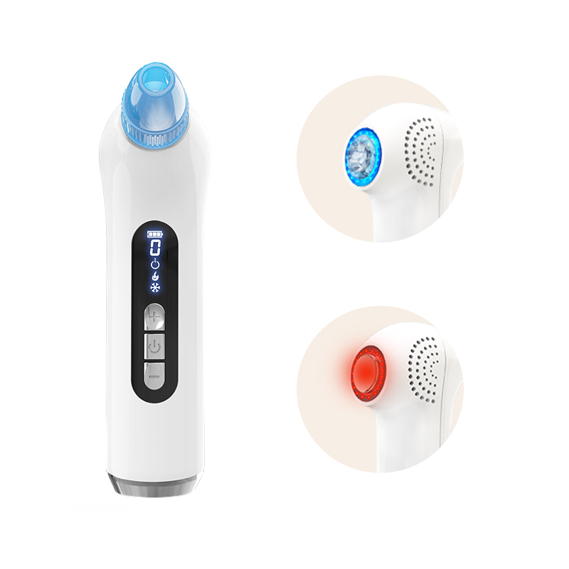 5 Speed Vacuum, 4 Replacement Heads, Hot Cold Light Care LED Screen