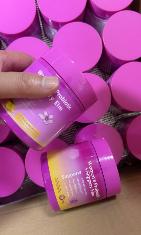 60 caramelle gommose probiotiche femminili al gusto di ananas