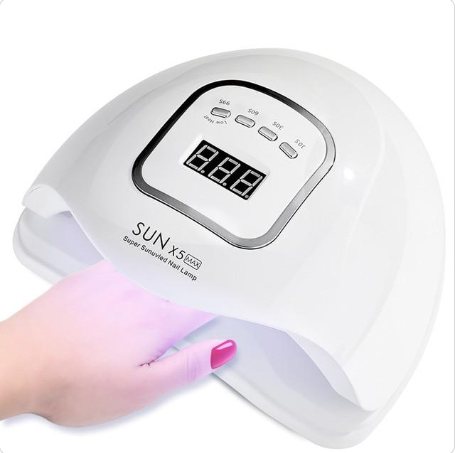 Ensemble de machine de photothérapie des ongles 80W