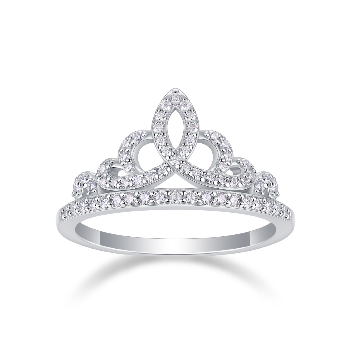 A Lively Summer Romance - A Wedding Ring Set With Top-quality Moissanite Silver And