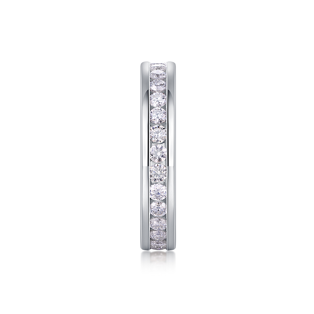 A Luxurious And Fashionable Light Luxury Jewelry Silver Ring Set With Top-quality