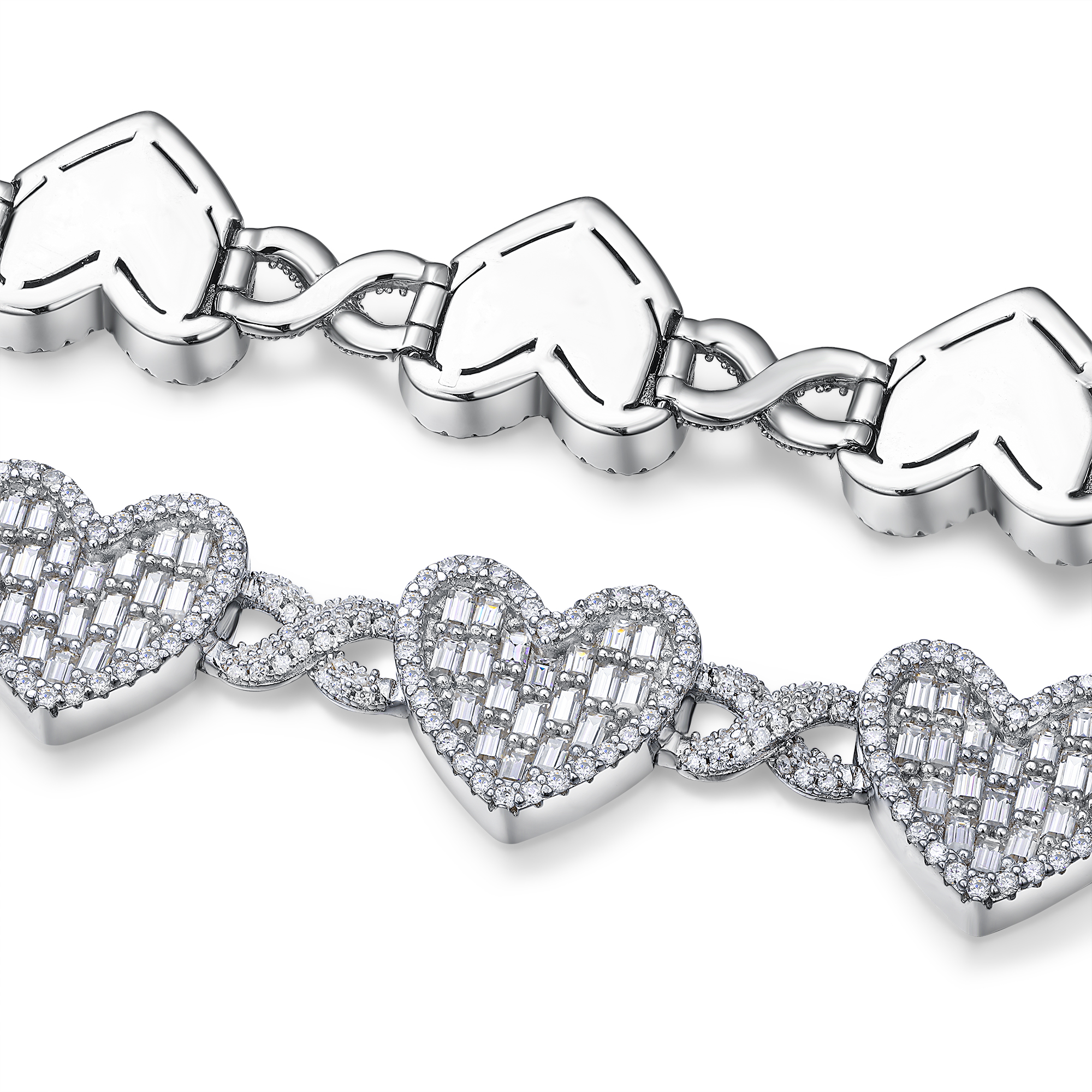 A Luxurious And Fashionable Minimalist Jewelry Bracelet Featuring Top-quality Moissanite
