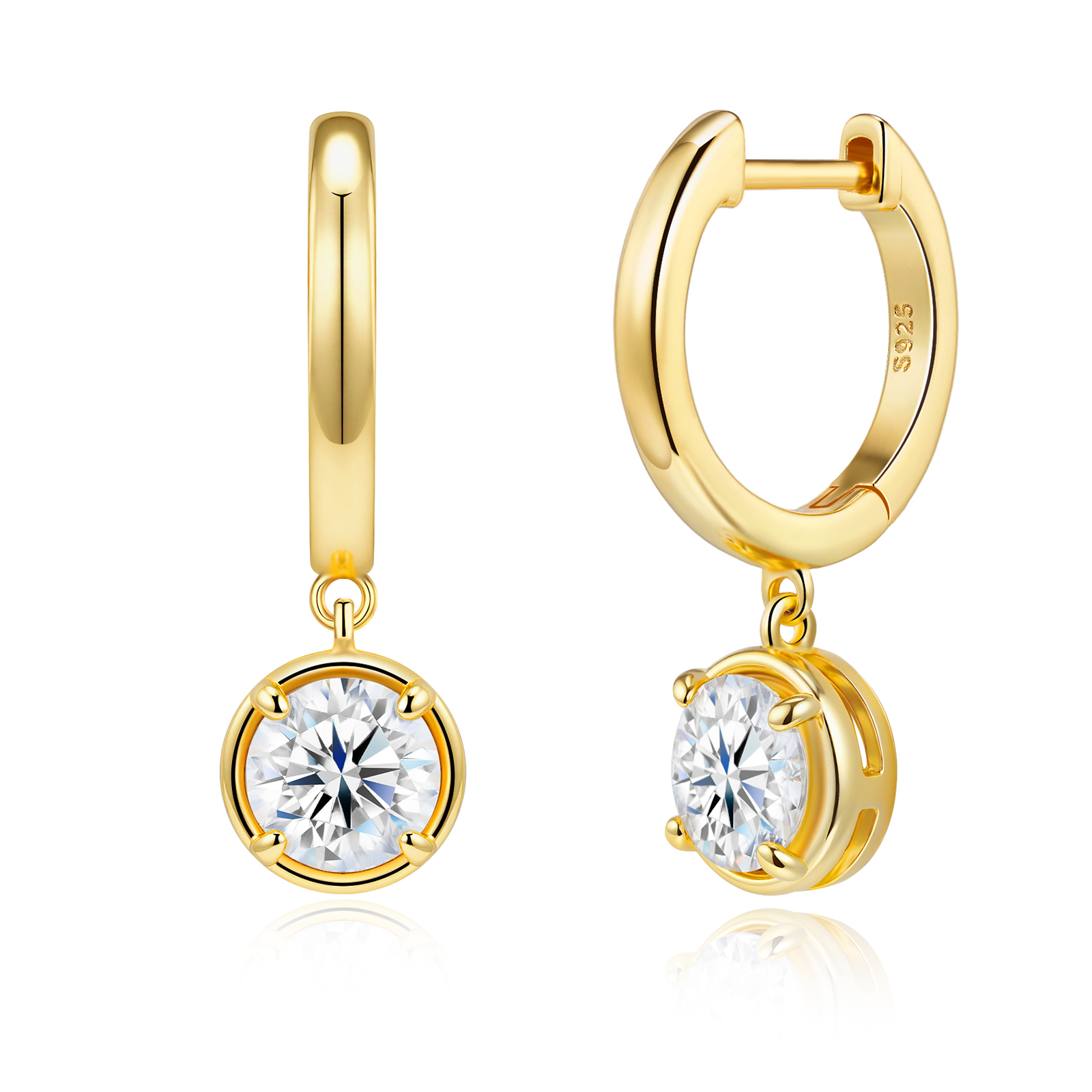 A Luxurious And Fashionable Minimalist Jewelry Earring Set Featuring Top-quality