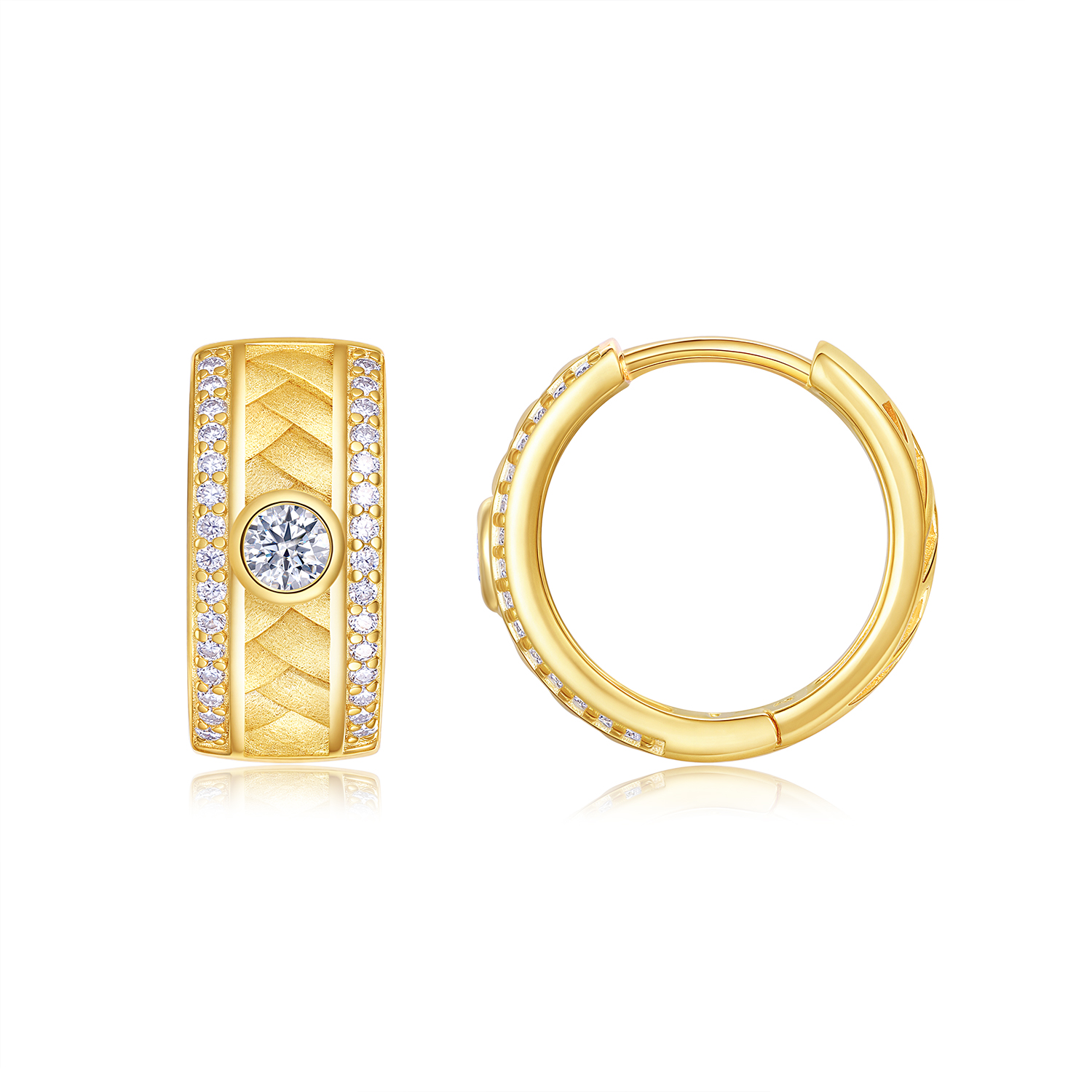 A Luxurious And Fashionable Minimalist Jewelry Earring Set Featuring Top-quality