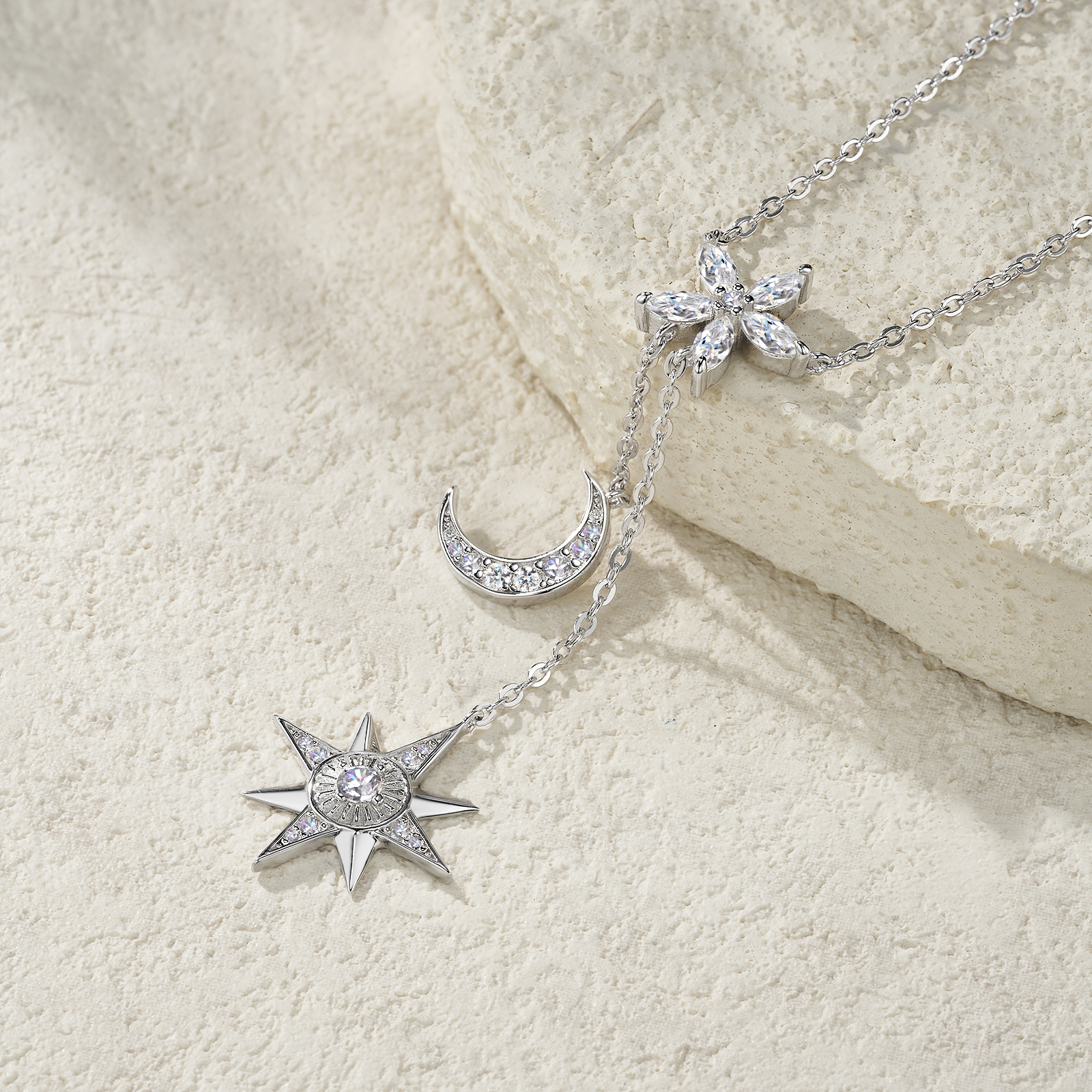 A Luxurious And Fashionable Minimalist Jewelry Pendant Necklace Set With Top-quality