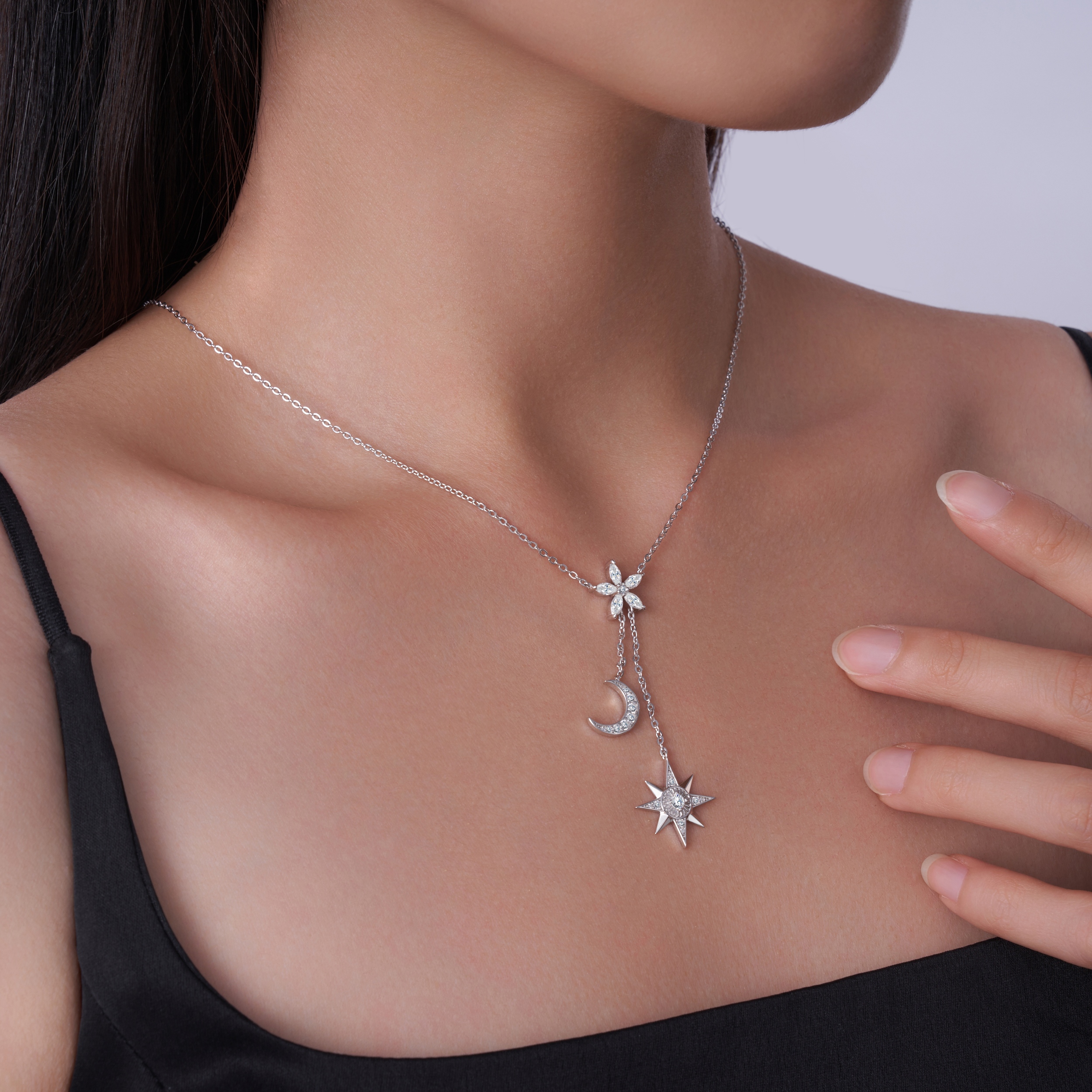 A Luxurious And Fashionable Minimalist Jewelry Pendant Necklace Set With Top-quality