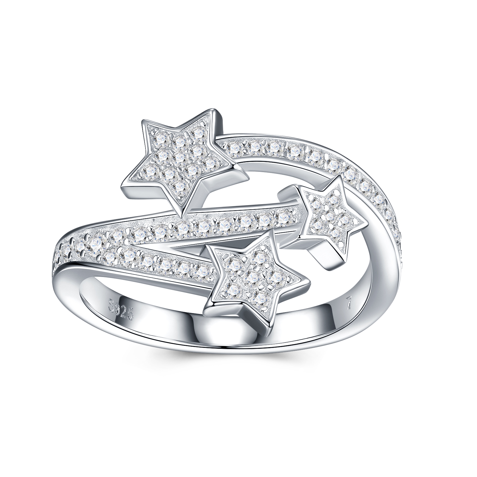 A Luxurious And Fashionable Minimalist Jewelry Ring Featuring A 0.1-carat Top-quality