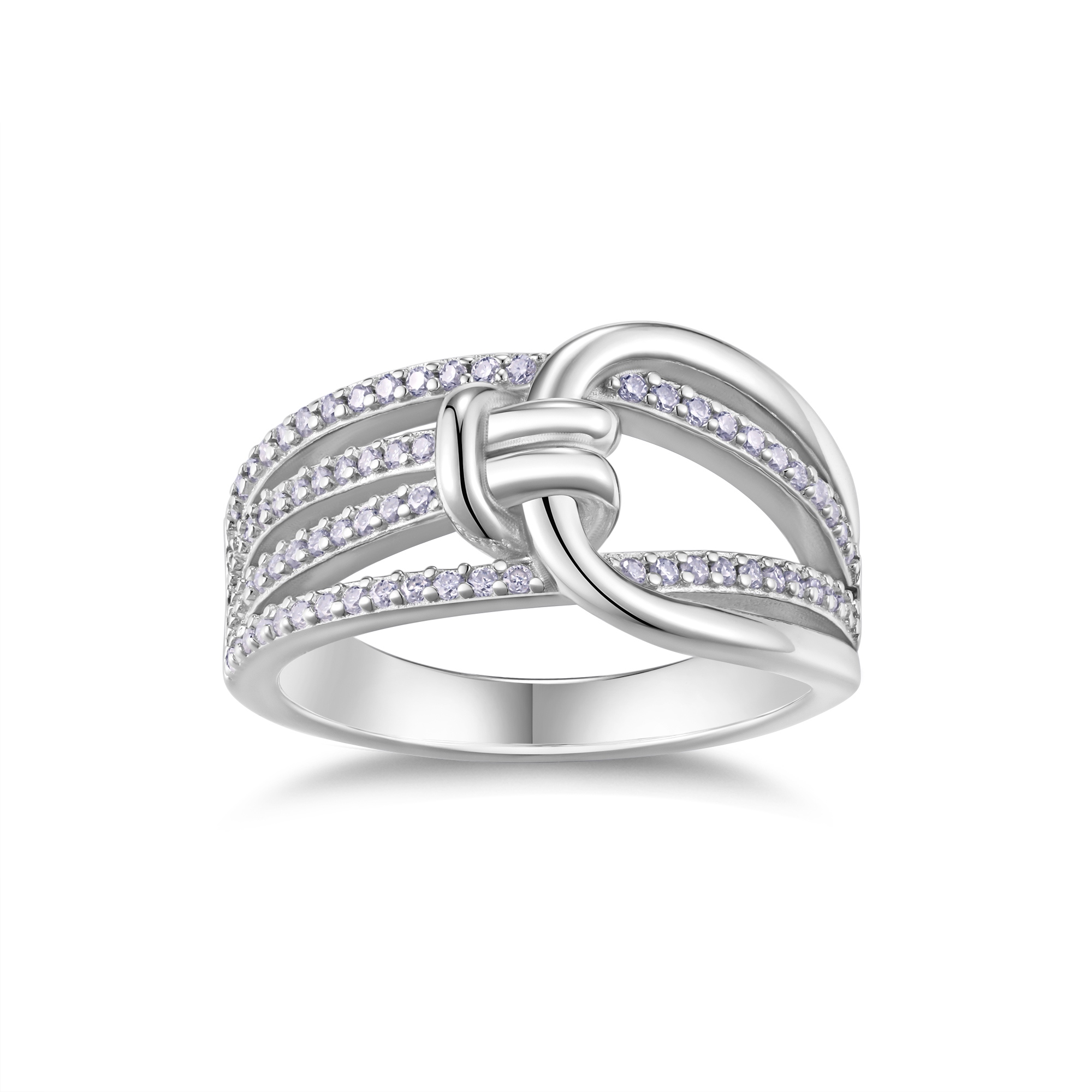 A Luxurious And Fashionable Minimalist Jewelry Ring Featuring Top-quality Moissanite, Made